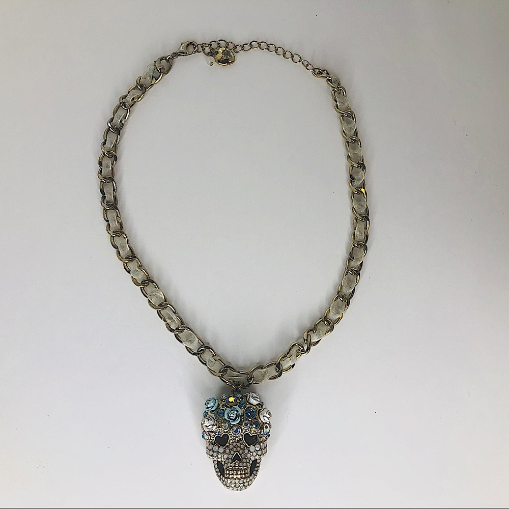 Betsey Johnson Candy Skull necklace